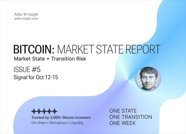Bitcoin Market State Report